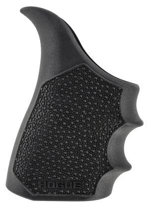 Hogue 18210 HandAll Beavertail Grip Sleeve made of Polymer with Black Finish Cobblestone Texture & Finger Grooves for Glock 43X 48