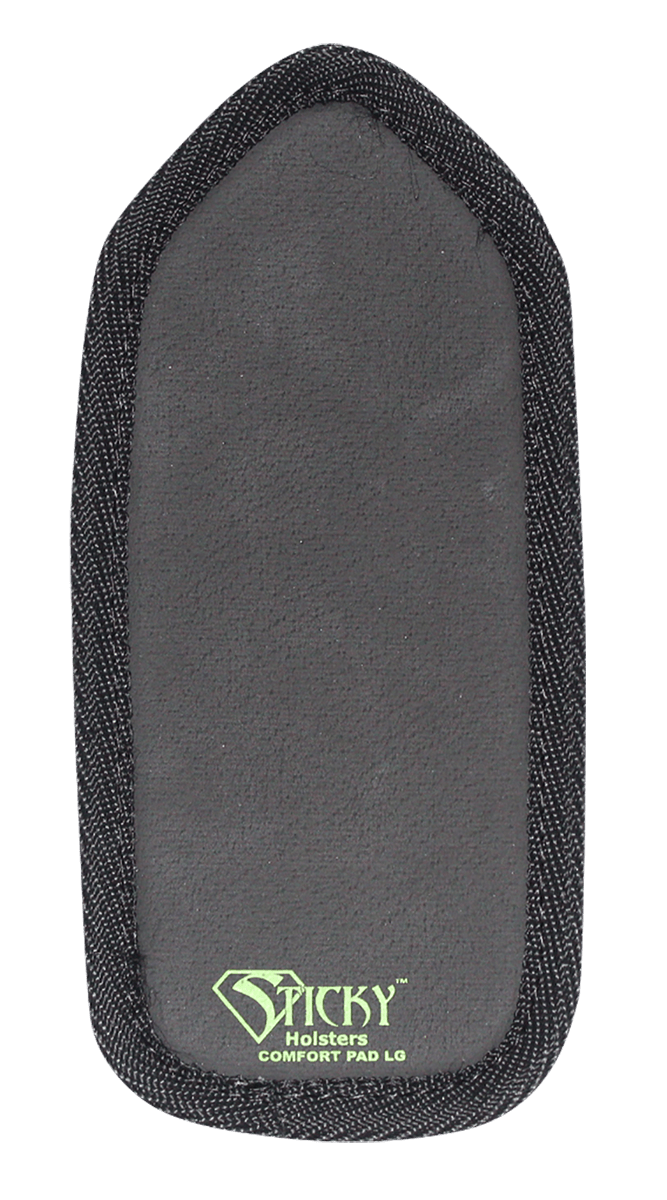 Sticky Holsters COMFORTPADLG Comfort Pad Holster Cushion IWB Size Large Black Foam Hook & Loop Ambidextrous