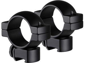 TruGlo TGTG8960B2 Lightweight Scope Rings Matte Black 1" Medium 2 Screws (1 Per Side)