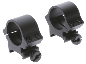 TruGlo TG8961B2 Lightweight Scope Rings Matte Black 1" High