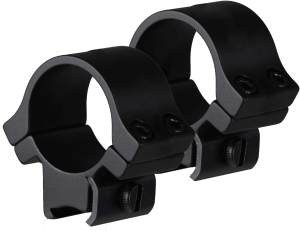 TruGlo TGTG8961B3 Lightweight Scope Rings Matte Black 1" Medium 4 Screws (2 Per Side)