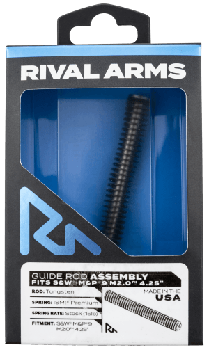 Rival Arms RARA50M201T Guide Rod Assembly Guide Rod Assembly Tungsten for S&W M&P-9 (4.25")