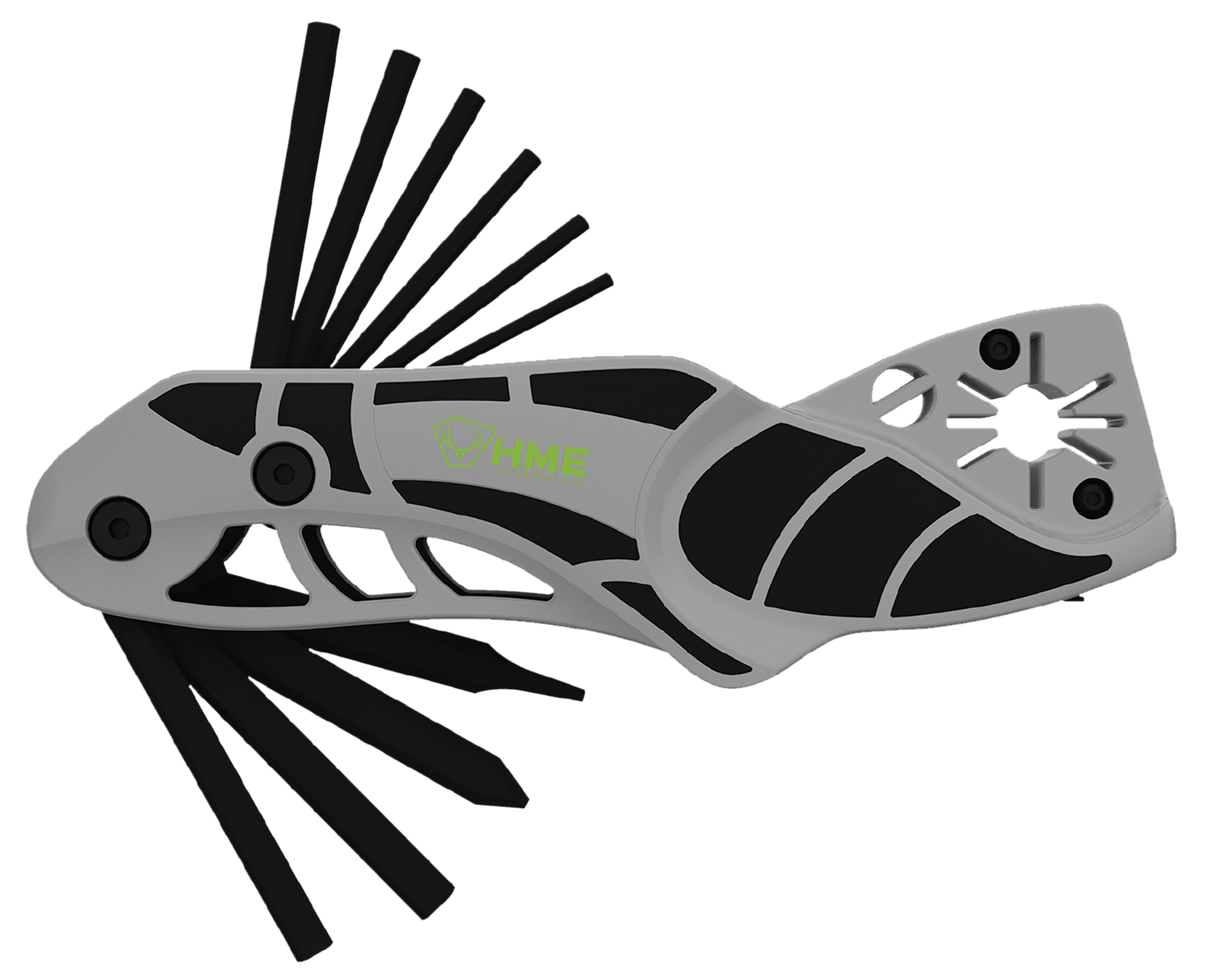 HME HMEATWRBH 14-In-1 Archery Black/Gray Metal Folding