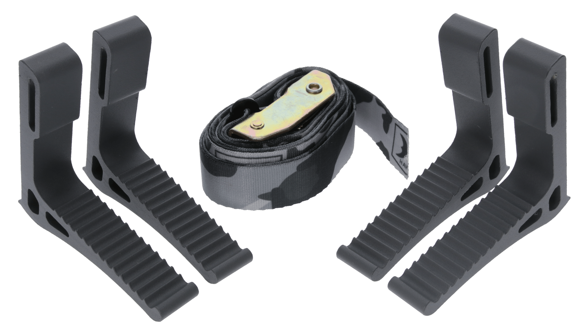 Hawk HWKSTP4PK Monkey Bar Steps Black Aluminum 4 Pack