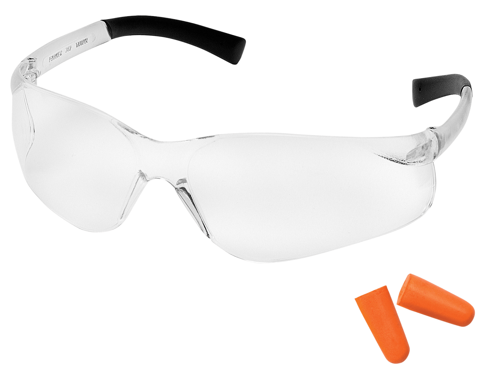 Pyramex PYS2510SNDP Mini ZTEK Combo Youth Women Clear Lens Polycarbonate Wraparound