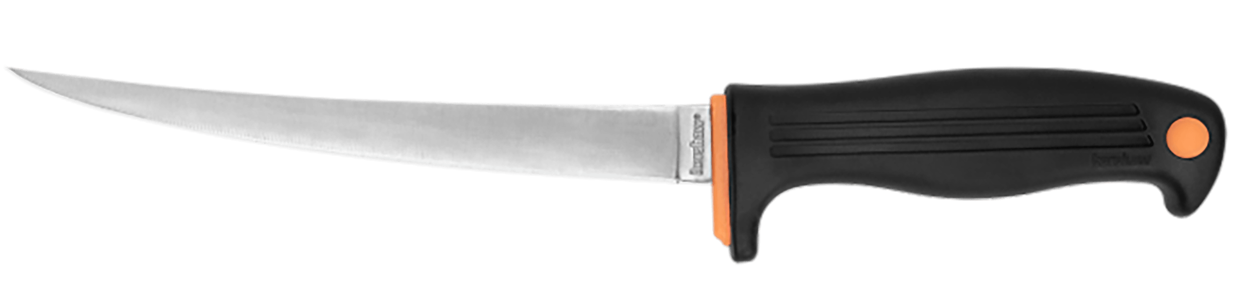 Kershaw 1257X Clearwater 7" Fixed Fillet Plain Satin 420J2 SS Blade Black Co-polymer Handle Includes Sheath