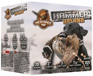 HEVI-Shot HS29213 HEVI-Hammer Upland 20Gauge 3" 1oz Steel/Bismuth 3Shot 25rd Box