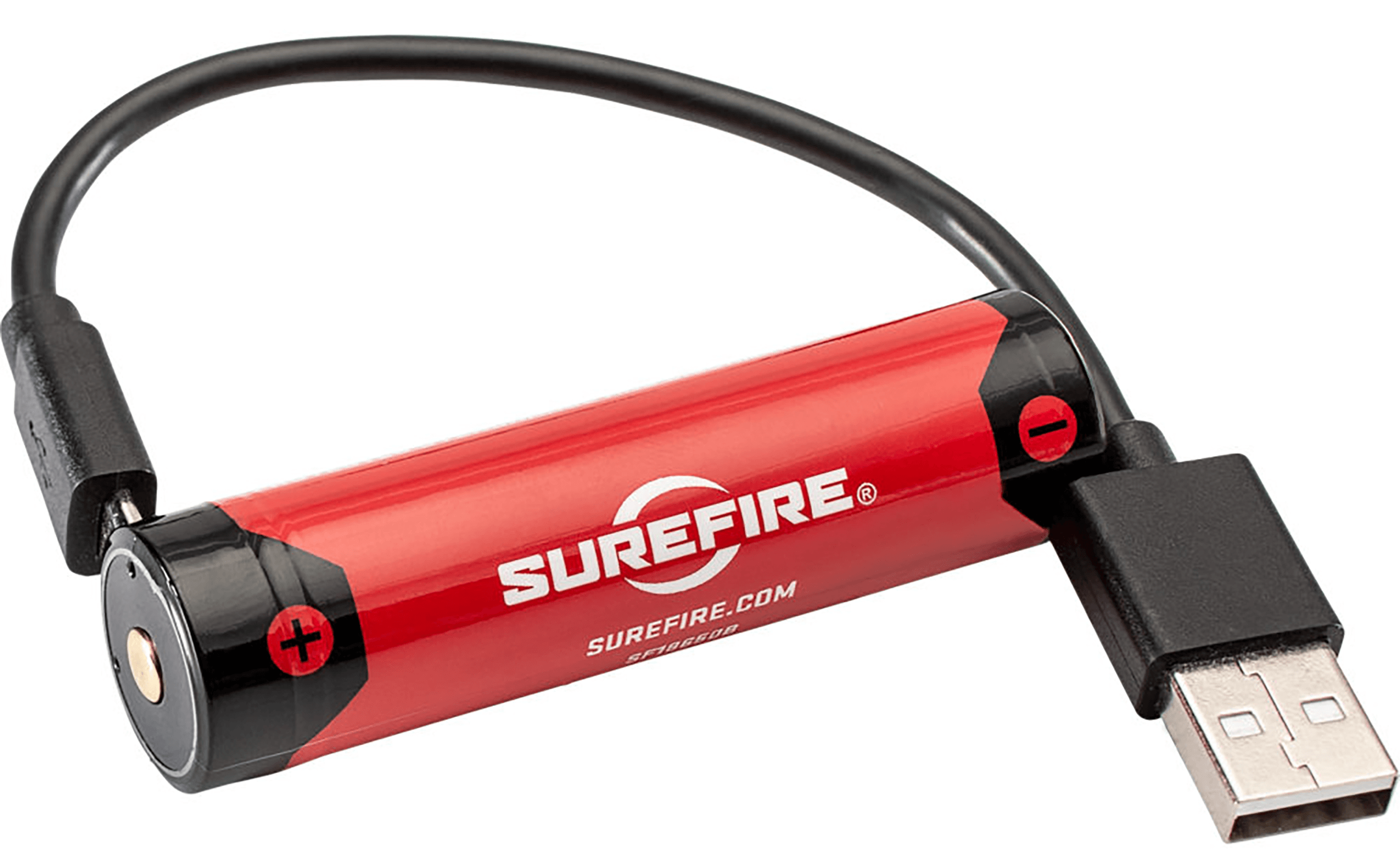 SureFire SF18650B 18650B Battery Red/Black 3.6 Volts 3 500 mAh (1) Single Pack Rechargeable