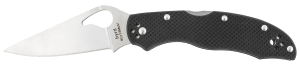 Spyderco BY01GP2 Byrd Harrier 2 3.39" Folding Clip Point Plain 8Cr13MoV SS Blade Black Textured G10 Handle Includes Pocket Clip