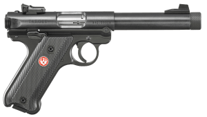 Ruger 40178 Mark IV Target Exclusive Configuration 22 LR 10+1 5.50" Blued Steel/Threaded/Bull Barrel  Blued Steel Slide & Aluminum Frame  Black Checkered Polymer Grips