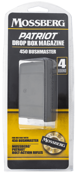 Mossberg 95037 Drop Box Magazine Patriot 4rd 450 Bushmaster Bolt Action Black