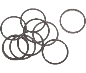 Dead Air DA002 Shim Kit  5/8"-24 tpi 3 Different Shim Thicknesses Included (.004"  .006"  .060")