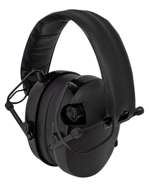 Radians 230EHP 230-EHP Slim Electronic Muff 23 dB Over the Head Black Adult 1 Pair