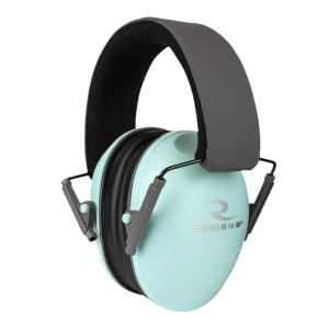 Radians LS0820CS Lowset Passive Muff 21 dB Over the Head Aqua Blue/Black Women 1 Pair