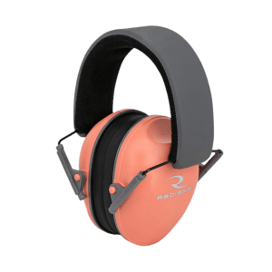 Radians LS0830CS Lowset Passive Muff 21 dB Over the Head Coral/Black Women 1 Pair
