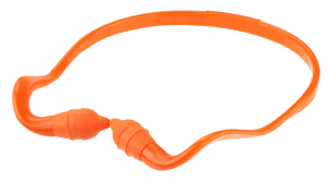 Radians RB210CS Rad-Band 2 25 dB Behind The Neck Orange Ear Buds with Orange Cord Adult 1 Pair