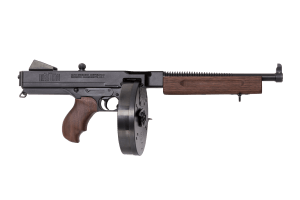 Thompson TA510D 1927A-1 Deluxe 45 ACP Caliber with 10.50" Barrel 10+1 Capacity (Drum) Blued Metal Finish Walnut Grip Right Hand