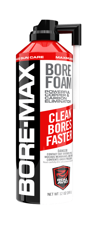 Real Avid AVFBC12A Bore-Max Bore Foam Removes Carbon Build Up 12 oz Aerosol