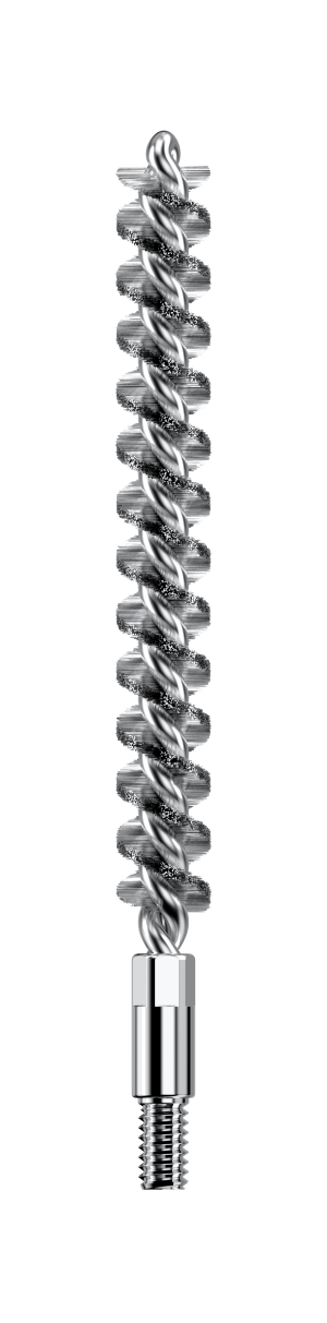 Real Avid AVBMSB65MM Bore-Max Speed Brush 6.5mm Rifle Nickel Plated Bronze Brush