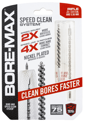 Real Avid AVBMSET223 Bore-Max Speed Clean Upgrade Set 223 Rem 22 Cal Rifle