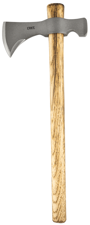 CRKT 2730 Woods Chogan T-Hawk 3.50" Blade 1055 Carbon Steel Blade Tennessee Hickory Handle 19" Long Tomahawk w/Hammer