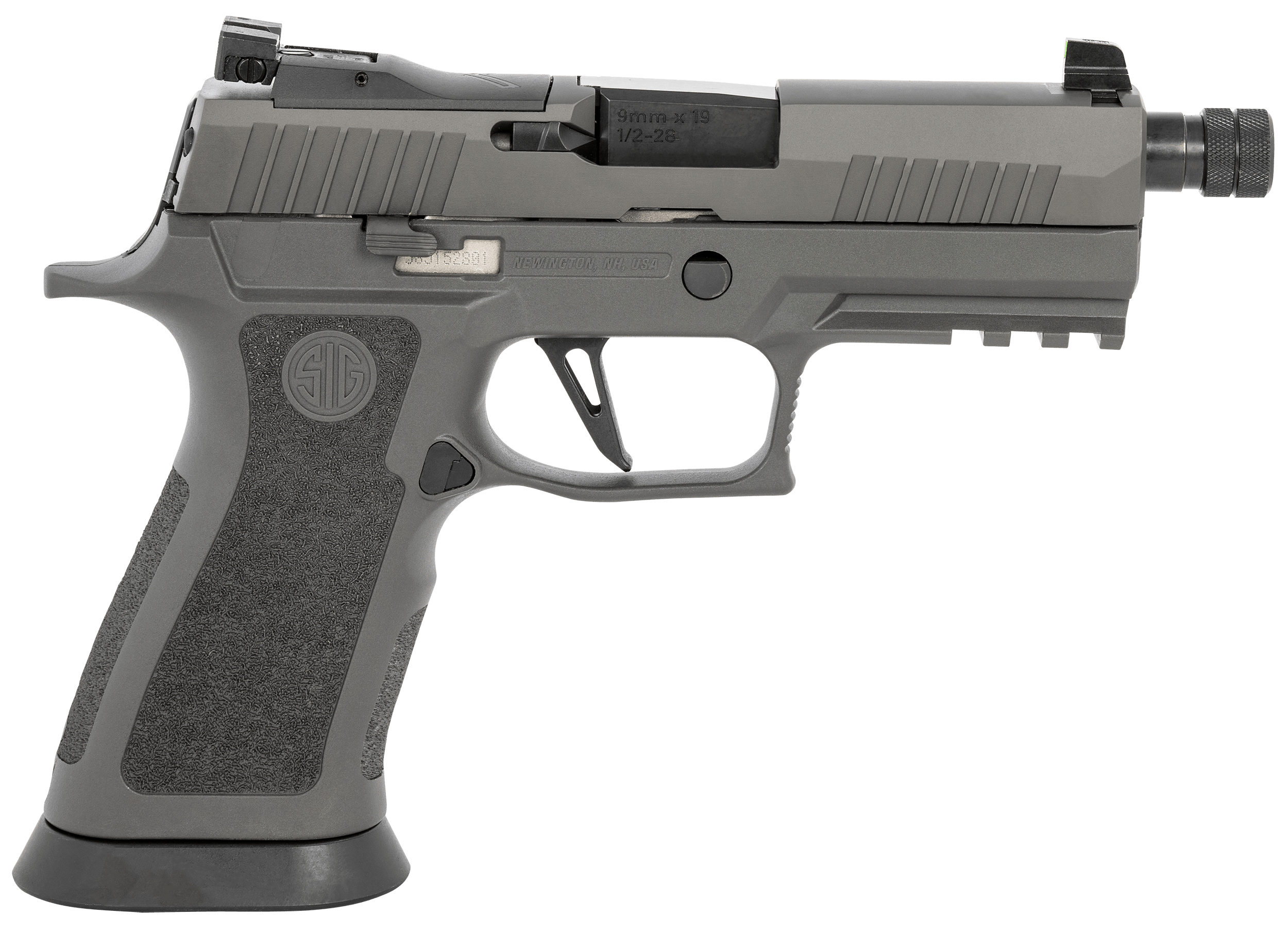 Sig Sauer 320XCA9LEGIONTBR2 P320 XCarry Legion Carry Frame 9mm Luger 17+1 4.60 Black Carbon Steel/Threaded Barrel Legion Gray Cerakote Optic Ready/Serrated Stainless Steel Slide Legion Gray Cerakote Stainless Steel Frame w/Beavertail & Picatinny Rail "