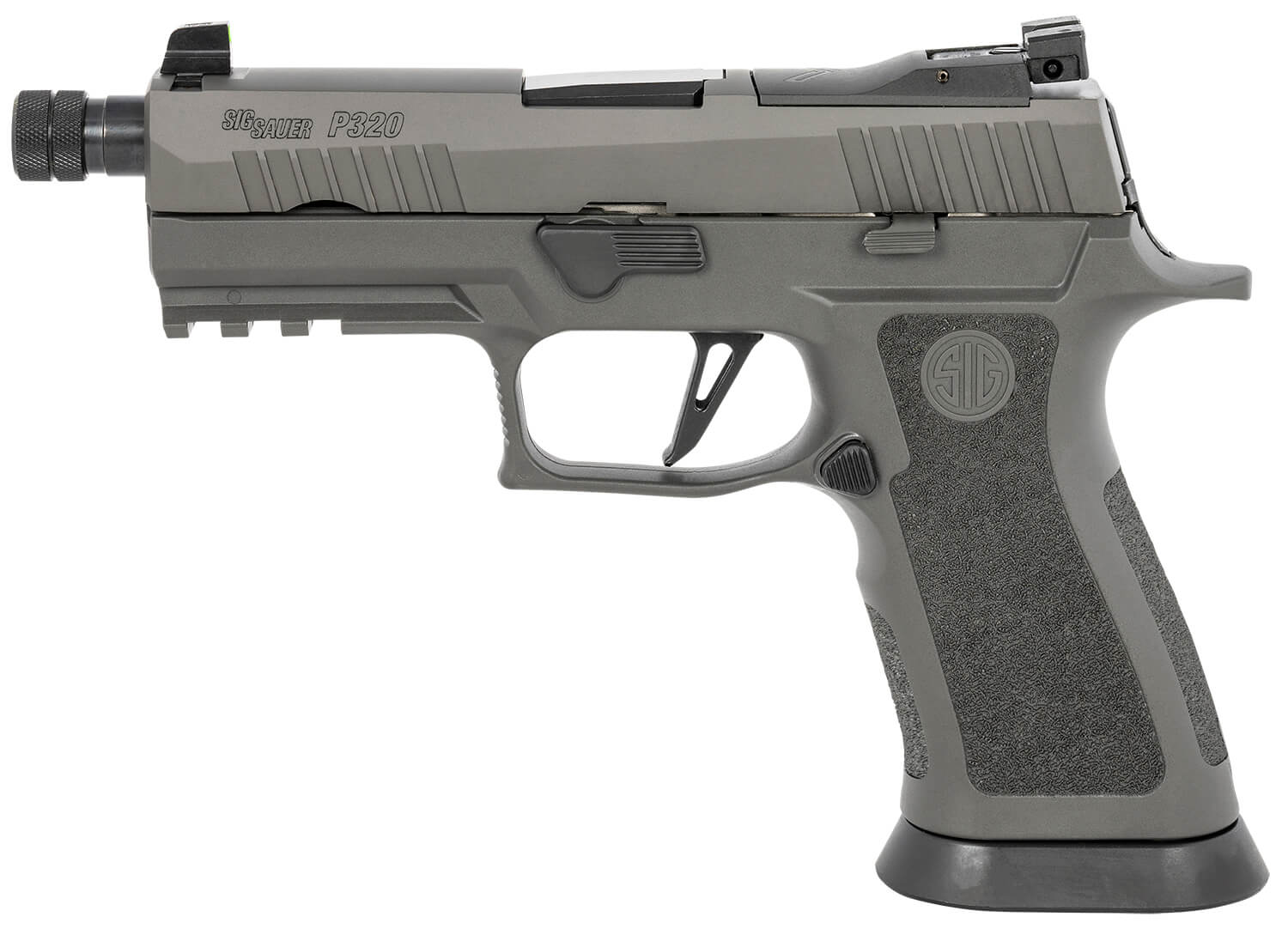 Sig Sauer 320XCA9LEGIONTBR2 P320 XCarry Legion Carry Frame 9mm Luger 17+1 4.60 Black Carbon Steel/Threaded Barrel Legion Gray Cerakote Optic Ready/Serrated Stainless Steel Slide Legion Gray Cerakote Stainless Steel Frame w/Beavertail & Picatinny Rail " - Image 2