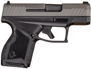 Taurus 1GX4M93C GX4  Micro-Compact Frame 9mm Luger 11+1  3.06" Satin Black DLC Stainless Steel Barrel  Tungsten Gray Cerakote Serrated Alloy Steel Slide  Matte Black Stainless Steel  Black w/Interchangeable Backstrap Grip  Right Hand