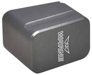 Warne MEG1754GR Magazine Extension made of 6061-T6 Aluminum with Hardcoat Anodized Gray Finish for Glock 17 22 Magazines (Adds 5rds 9mm Luger 4rds 40 S&W)
