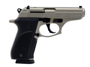 Bersa THUN380PNKL15 Thunder Plus Sub-Compact Frame 380 ACP 15+1 3.50" Nickel Steel Barrel Nickel Cerakote Serrated Steel Slide Nickel Cerakote Aluminum Frame w/Beavertail Black Rubber Grip