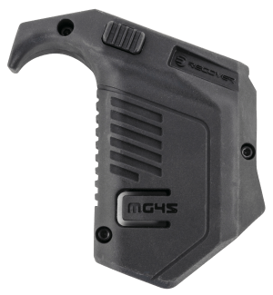 Recover Tactical MG4501 Angled Mag Pouch Double Stack Black Polymer 45 ACP/10mm Auto Compatible w/ Glock