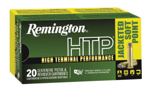 Remington Ammunition 23002 HTP 44 Rem Mag 240 gr Jacketed Soft Point 20rd Box