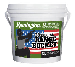Remington Ammunition 23669 UMC Range Bucket 38 Special 130 gr Full Metal Jacket 300rd Bucket of Ammo