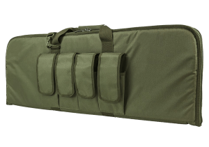 NcStar CVCP2960G36 2960 Carbine Case 36" OD Green Carbine w* Heavy Duty Locking Zipper