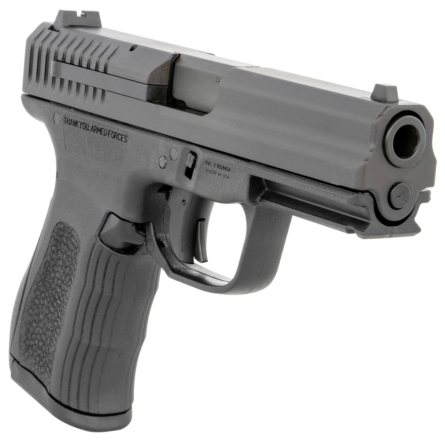 FMK G9C1G2BSS 9C1 G2 9mm Luger 14+1 4" Black Stainless Steel Barrel Black Serrated Carbon Steel Slide Black Polymer Frame w/Picatinny Rail Black Backstrap Grip - Image 3