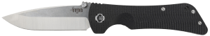 Southern Grind SG03030001 Bad Monkey 4" Folding Drop Point Plain Satin 14C28N Steel Blade/ 5.25" Black G10 Handle Includes Pocket Clip