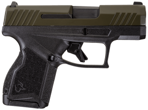 Taurus 1GX4M93B GX4 9mm Luger 11+1 3.06" Black Stainless Steel Barrel Mil-Spec Green Cerakote Serrated Steel Slide Black Polymer Frame Black w/Interchangeable Backstrap Grip Manual/Trigger Safety