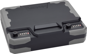 Hornady 95260 TrekLite Lock Box XXL Combination Key Entry Black Holds 2 Handguns Polycarbonate