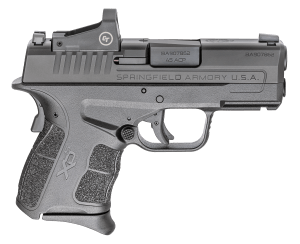 Springfield Armory XDSG93345BCT XD-S Mod.2 OSP Compact Frame 45 ACP 5+1 6+1 3.30" Black Melonite Steel Barrel & Optic Ready/Serrated Slide  Black Polymer Frame w/Picatinny Rail  Adaptive Texture Grip  Crimson Trace CTS-1500
