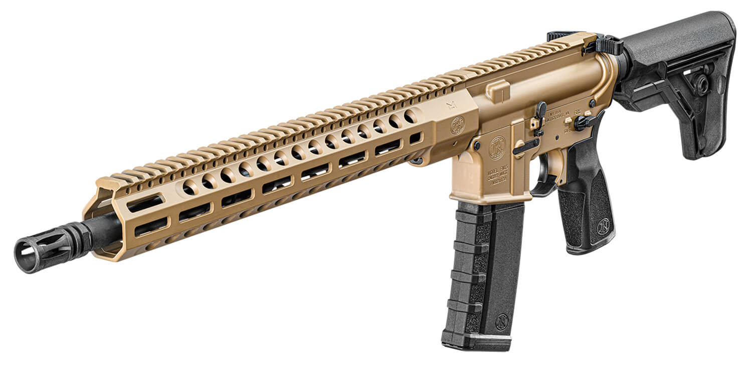 FN 36100642 FN 15 Tac3 5.56x45mm NATO 16" Chrome-Lined Barrel 30+1 FDE Anodized Rec/M-LOK Handguard Black 6 Position Collapsible Stock Optics Ready - Image 3