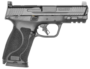 Smith & Wesson 13389 M&P M2.0 Full Size 10mm Auto 15+1 4" Black Armornite Stainless Steel Barrel Optic Cut/Serrated Stainless Steel Slide Matte Black Polymer Frame w/Picatinny Rail