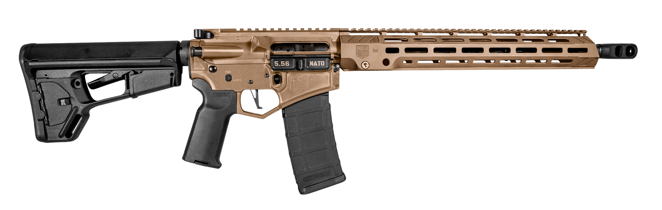 Diamondback DB1758K061 DB15 5.56x45mm NATO 16" 30+1 Flat Dark Earth Adjustable Magpul ACS-L Stock Black Magpul MOE-K2+ Grip