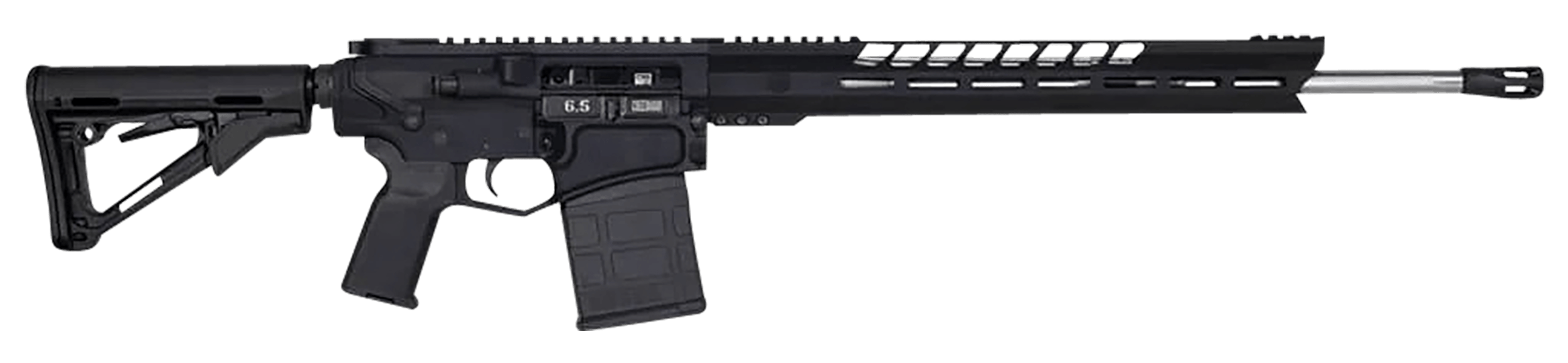Diamondback DB1033M001 DB10 6.5 Creedmoor 20" 5+1 Black Receiver & Stock/416-R Fluted SS Medium Barrel/Black Gold Lower/Adj Magpul CTR Stock/Magpul K2 Grip