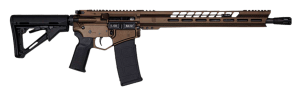 Diamondback DB1731K071 DB15 5.56x45mm NATO 16" 30+1 Midnight Bronze Adjustable Magpul CTR Stock Black Magpul MOE K2 Grip with Black Gold Lower