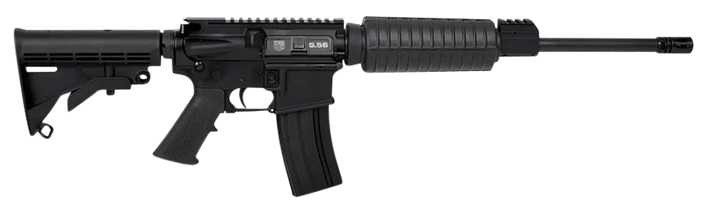 Diamondback DB1717K004 DB15 223 Rem 5.56x45mm NATO 16" 30+1 Black Hard Coat Anodized 6 Position Stock Black A2 Grip