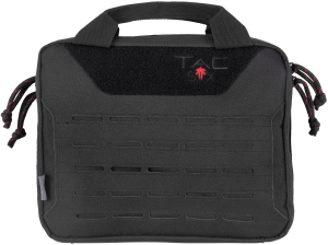 Tac Six 10814 Crew Tactical Pistol Case Black 600D Polyester 2 Handguns