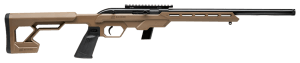 Savage Arms 45124 64 Precision 22 LR 10+1 16.50" Matte Black Threaded Heavy Carbon Steel Barrel  Drilled & Tapped Carbon Steel Receiver  M-Lok Compatible Forend  Flat Dark Earth Synthetic Chassis Stock