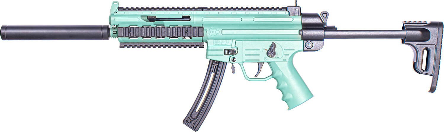GSG GERGGSG1622M GSG-16 Full Size 22 LR 22+1 16.25" Black Mint Polymer Receiver Black Collapsible w/Storage Compartment Stock Right Hand - Image 2
