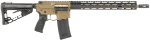 Wilson Combat TRRCRCT556168F Recon Tactical 5.56x45mm 30+1 16" Black Match Grade Fluted Barrel  Flat Dark Earth Anodized Picatinny Rail Aluminum Receiver  M-LOK Handguard  Black Synthetic Wilson/Rogers Super Stoc  BCM Starburst Gunfighter Grip