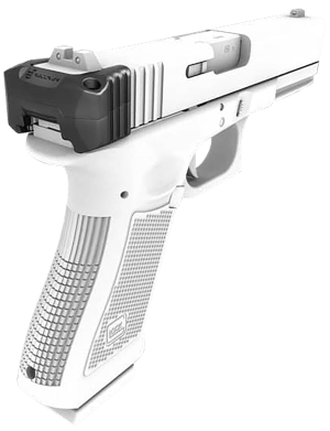 Recover Tactical GCH4201 Upper Charging Handle  Compatible w/Glock 42  Black Polymer  Ambidextrous